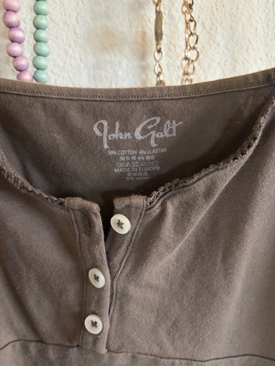 Brandy Melville Brown Button-Front Cami - Picture 2 of 2